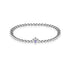 February | Amethyst Birthstone | Silver | Crystal Heart Bracelet